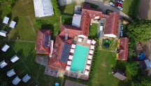 Resort Cihelna Resort Cihelna - pohled z dronu