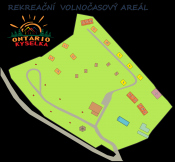 Rekreační areál Ontario plánek