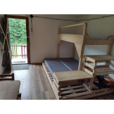 Bikepark Velhartice pohled od kuchyňské linky