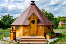 Srubový Kemp Zvíkov Village Finská grilovací chata