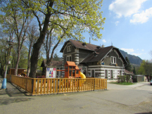 Autokemp Bílina Kyselka Restaurace vedle kempu