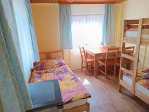 Kemp Zelené údolí 3 lůžkový pokoj na chatě Gizela