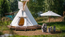 Kemp Sluníčko Indiánské stany tee-pee