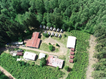 Tábořiště a kemp Nesytá Ptačí perspektiva