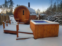 Chatová osada Nad Rybníkem sauna a wellness