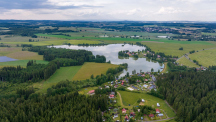 Kemp Relax ptačí pohled areál kempu