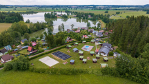 Kemp Relax ptačí pohled areál kempu