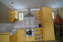 Camping na Staré Papírně kuchyně 6L apartmán