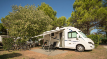 Camping Porto Sole **** místa ve stínu