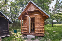 Rekreační areál KAMÍNKA 10x 4L chatka nová