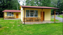 Kemp SLUNCE Žandov 4+1L Apartmány, kuchňky, sprcha, WC