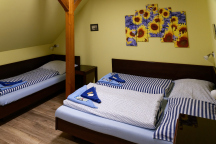 Penzion a bungalovy Kamínek Penzion 1/2/3/4/5L pokoje sprcha wc wifi TV