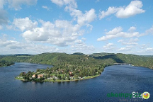 Ubytování - chalupa - Slapy Slapy lake