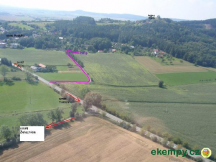 AZ kemp  Žalský Příjezd do campu od hlavní silnice Jičín - Turnov