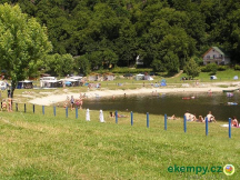 Camp Bítov - Vranovská přehrada koupání přehrada s pláží