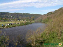 Tábořiště Pikovice Sázava u Pikovic