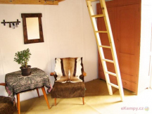 Camping Mlýn Boskovice interiér chatek