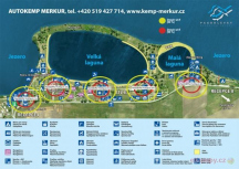 Autokemp Merkur Pasohlávky  plán areálu