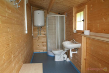 Camping Amerika koupelna v chatce