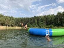 Kemp Písák Nová 6m vodní trampolína