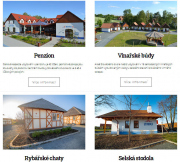 Kemp a penzion Slovácký dvůr typy Ubytování/Accommodation