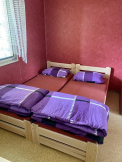 Autokemp u Věže Hořice apartmán postele