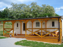 Eurocamping Bojkovice 5L mob.dům, vl.soc.zař.+kuchyňka