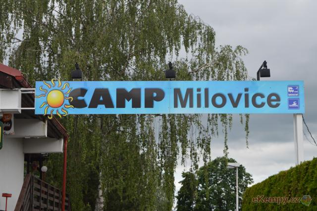 Autocamp Milovice Příjezd