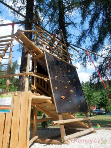Camp Karolina lezecká stena