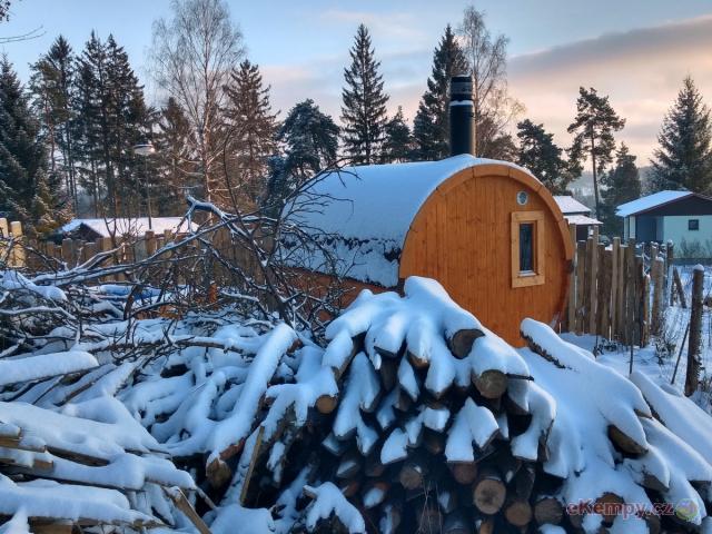 Chatová osada Nad Rybníkem sauna