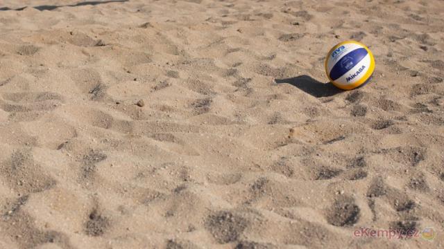 Camping na Staré Papírně beachvolejbalové hřiště
