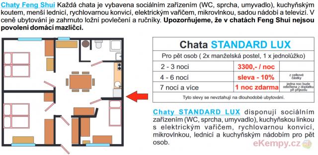 RESORT & CAMP Dešná  4L chaty