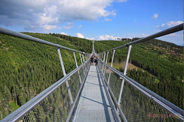 Penzion Heřmanice vysutý most Dolní Morava