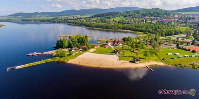 Chatová osada JAF Lipno Lipno pláž