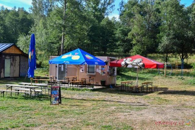 Kemp Zámecká Přírodní koupaliště Žlutice Dolánka