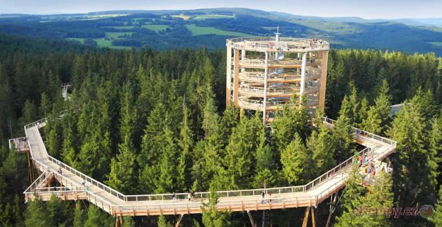 Landal Marina Lipno Stezka korunami stromů Lipno
